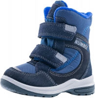 254964-41 синий ботинки малодетские комбинирован.