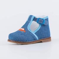 031085-21 синий туфли ясельные текстиль